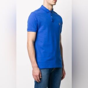 Vintage Polo Ralph Lauren Royal Blue Polo Shirt embroidered logo Size Medium